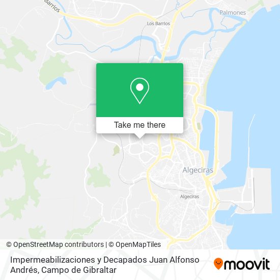 Impermeabilizaciones y Decapados Juan Alfonso Andrés map