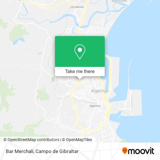 Bar Merchali map