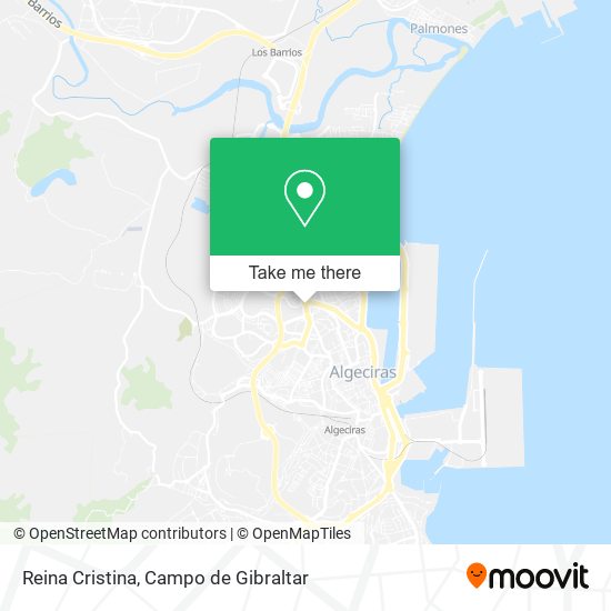 Reina Cristina map