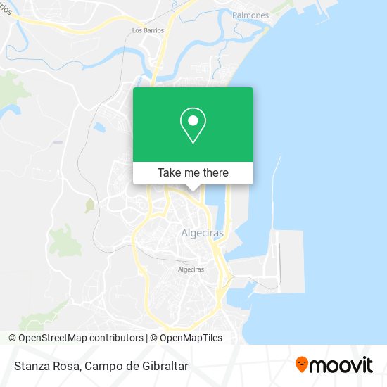 Stanza Rosa map