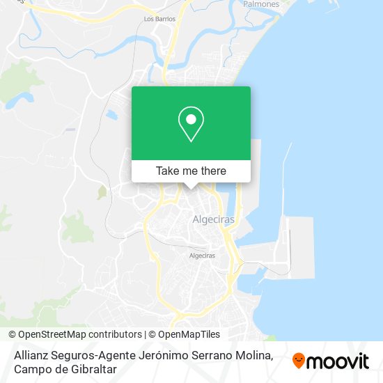 Allianz Seguros-Agente Jerónimo Serrano Molina map