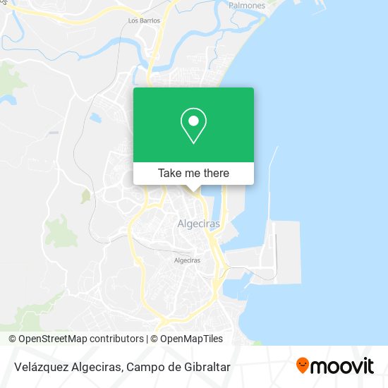 Velázquez Algeciras map
