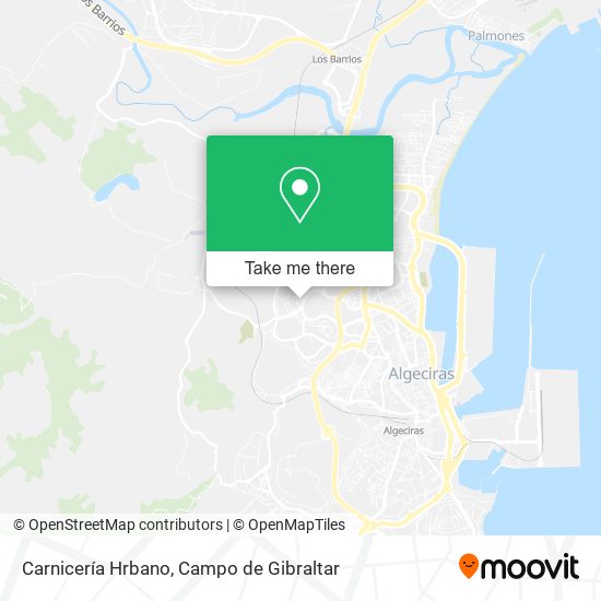 Carnicería Hrbano map