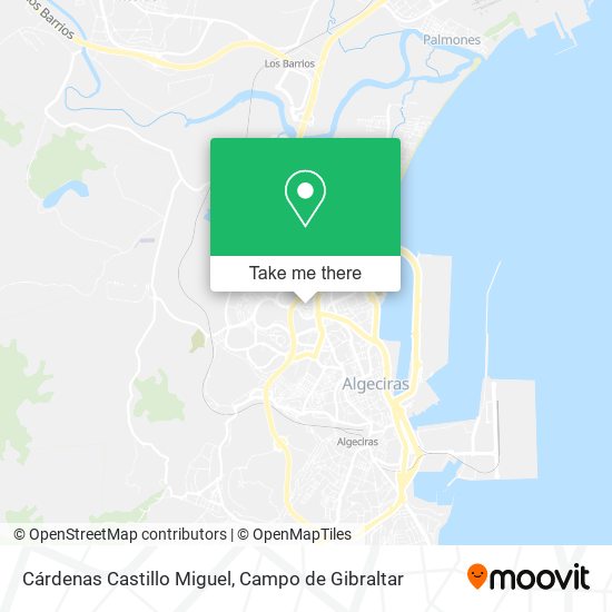 Cárdenas Castillo Miguel map