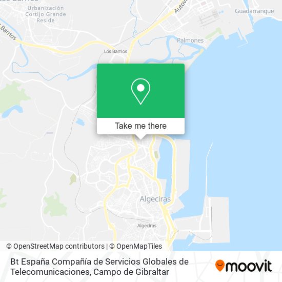 Bt España Compañía de Servicios Globales de Telecomunicaciones map