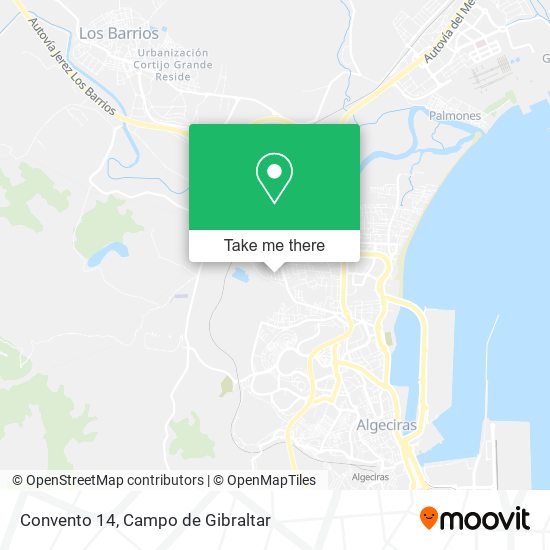 Convento 14 map
