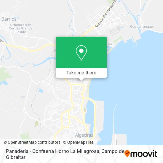 Panaderia - Confitería Horno La Milagrosa map