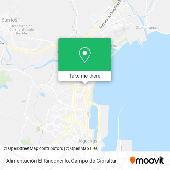 Alimentación El Rinconcillo map