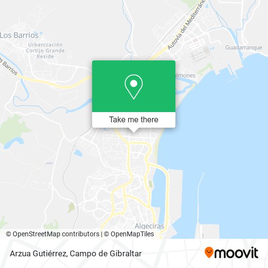 Arzua Gutiérrez map