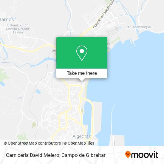 Carnicería David Melero map