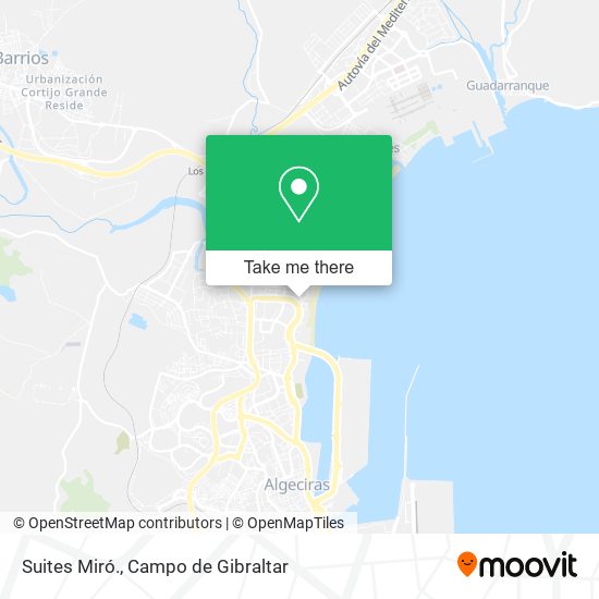 Suites Miró. map