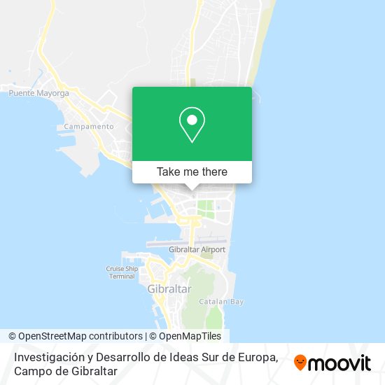 Investigación y Desarrollo de Ideas Sur de Europa map