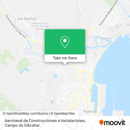 Aeronaval de Construcciones e Instalaciones map