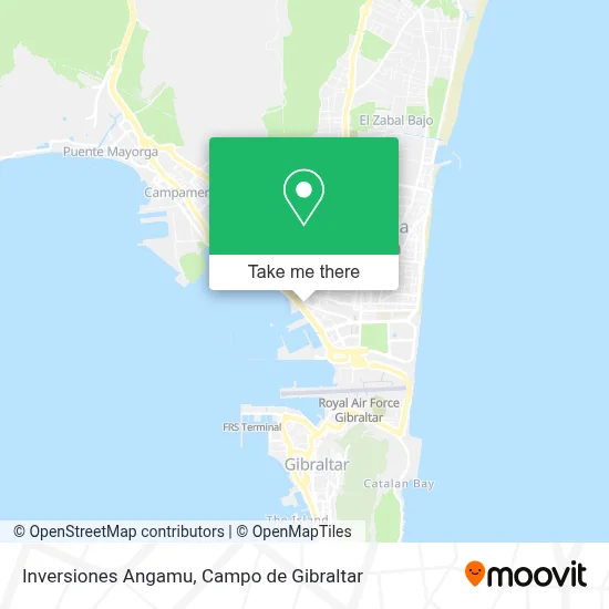 Inversiones Angamu map