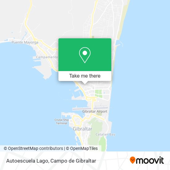 Autoescuela Lago map