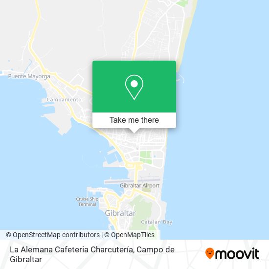 La Alemana Cafeteria Charcutería map