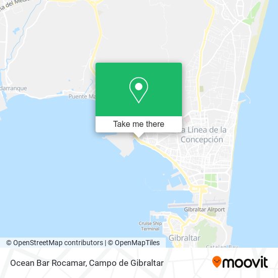 Ocean Bar Rocamar map