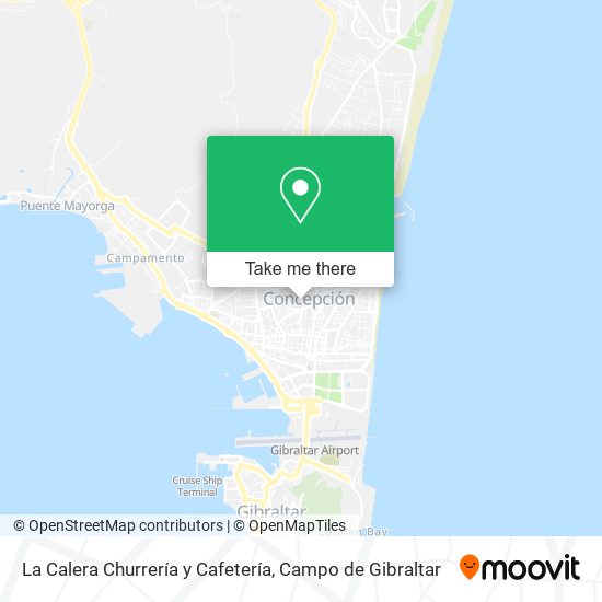 La Calera Churrería y Cafetería map