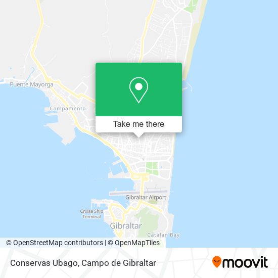 Conservas Ubago map