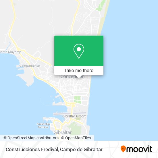 Construcciones Fredival map