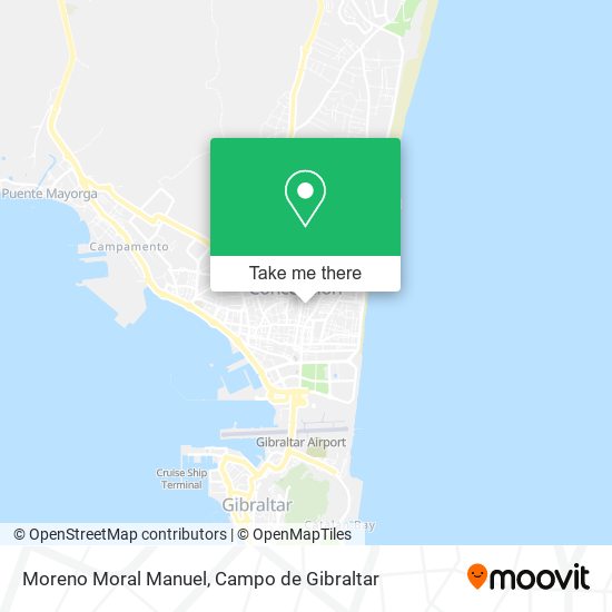 Moreno Moral Manuel map