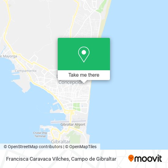 mapa Francisca Caravaca Vílches