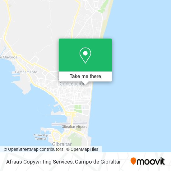 Afraa's Copywriting Services map