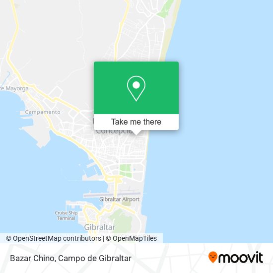 Bazar Chino map