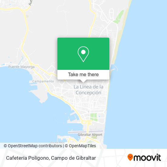 Cafetería Polígono map