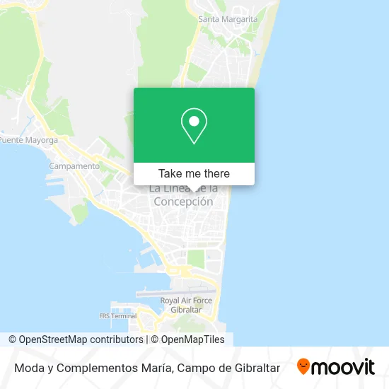 Moda y Complementos María map