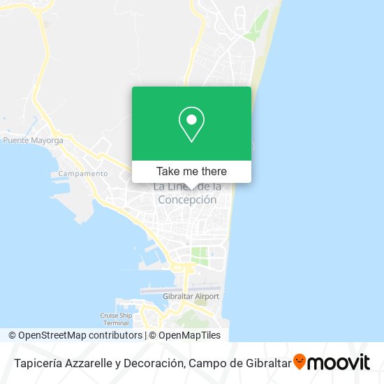 Tapicería Azzarelle y Decoración map