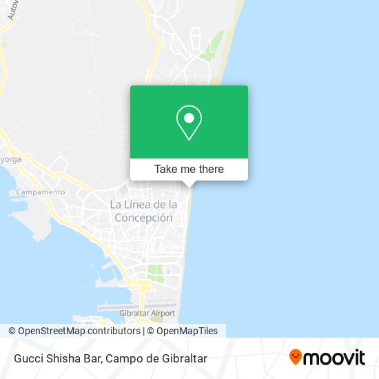 Gucci Shisha Bar map