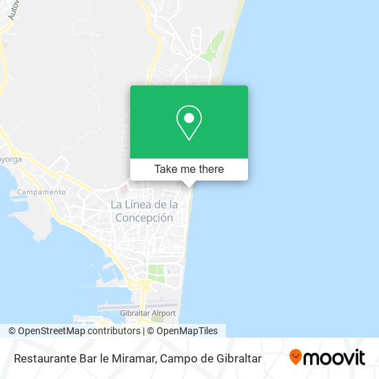 Restaurante Bar le Miramar map