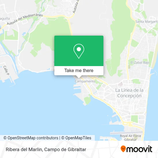 Ribera del Marlin map
