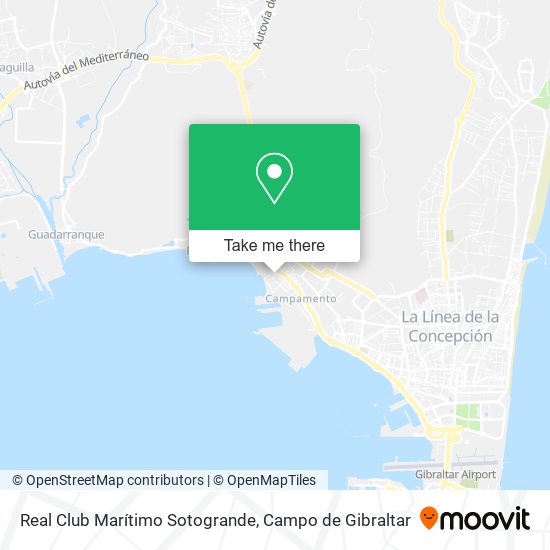 Real Club Marítimo Sotogrande map