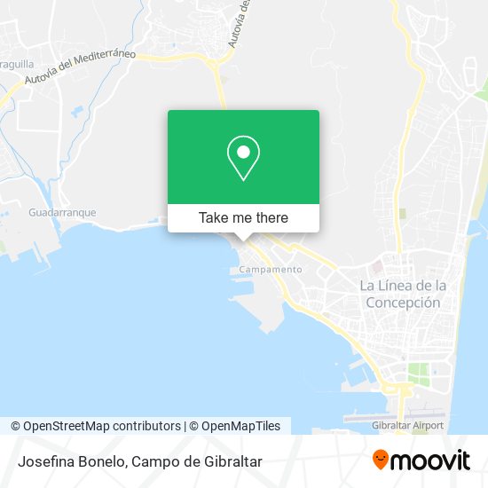 Josefina Bonelo map