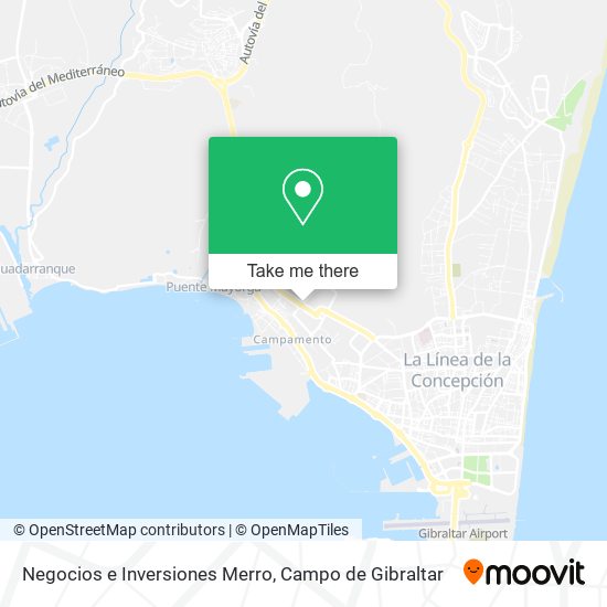 Negocios e Inversiones Merro map