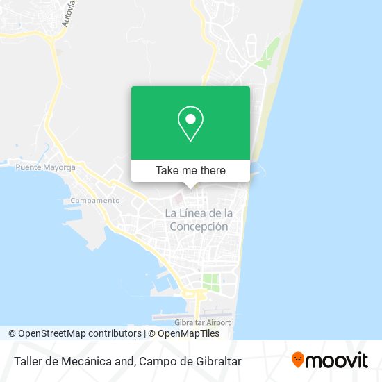 Taller de Mecánica and map