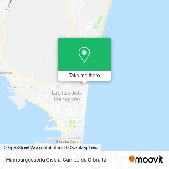 Hamburguesería Gisela map