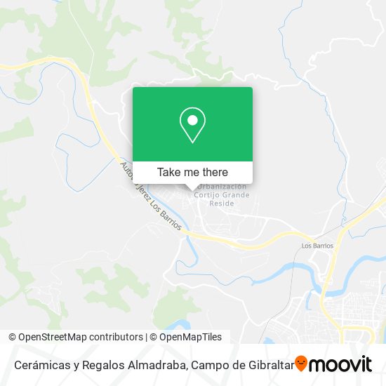 Cerámicas y Regalos Almadraba map