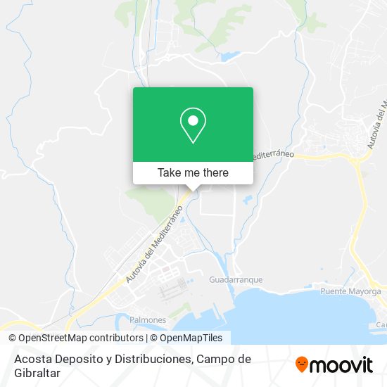 Acosta Deposito y Distribuciones map