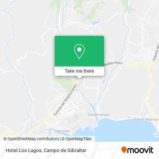 Hotel Los Lagos map