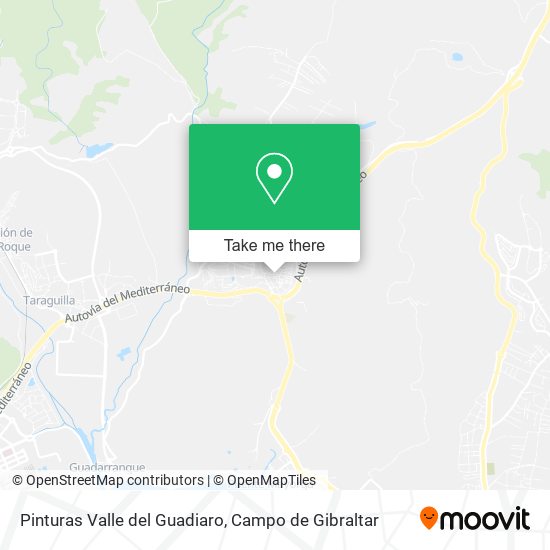 Pinturas Valle del Guadiaro map