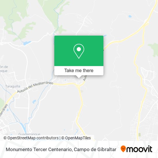 Monumento Tercer Centenario map