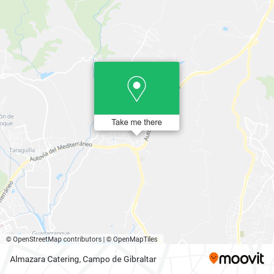 Almazara Catering map