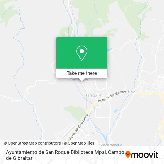 mapa Ayuntamiento de San Roque-Biblioteca Mpal