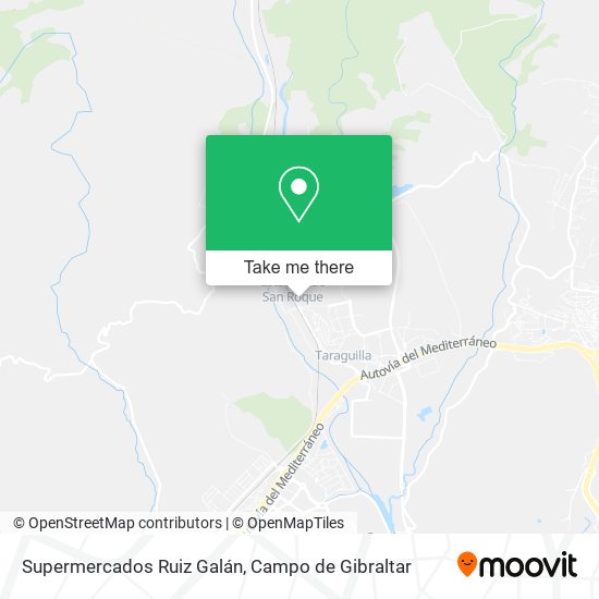 Supermercados Ruiz Galán map