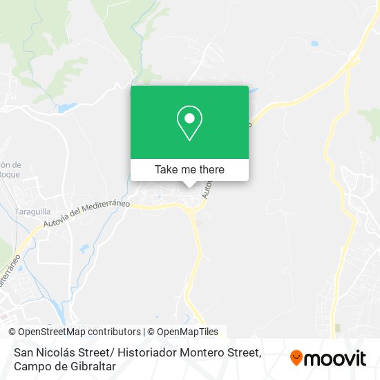 San Nicolás Street/ Historiador Montero Street map