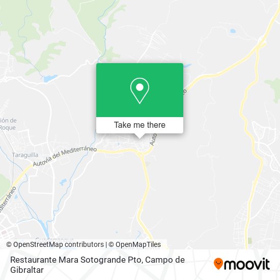 Restaurante Mara Sotogrande Pto map