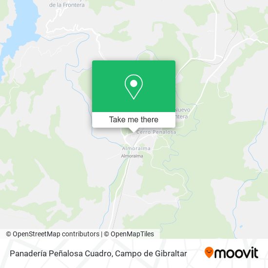 Panadería Peñalosa Cuadro map